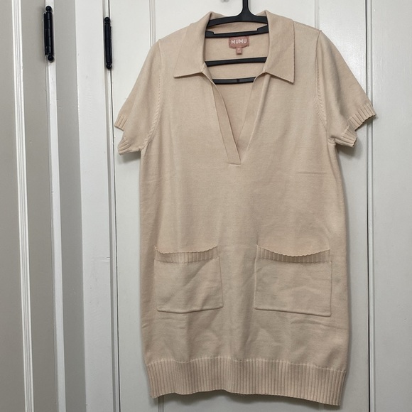 Show Me Your Mumu sweater dress- Medium- Cream - Picture 1 of 9
